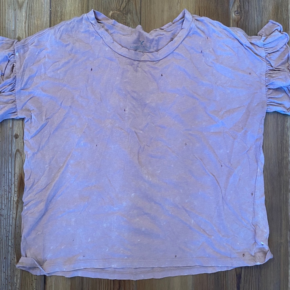 american eagle distressed shirt